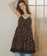 cotton lace cami onepiece(2月下旬)