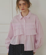 asymmetry frill shirt(2月下旬)