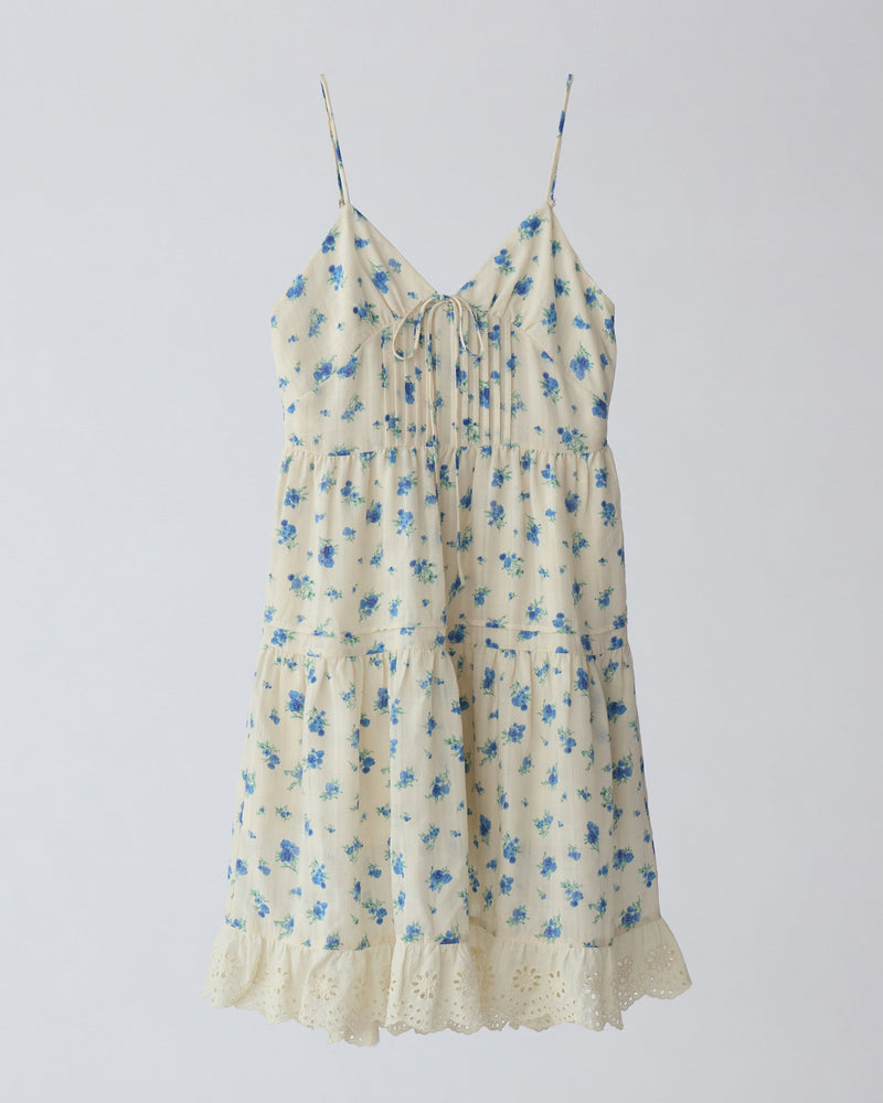 cotton lace cami onepiece(2月下旬)