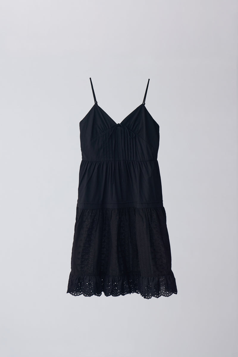 cotton lace cami onepiece(2月下旬)