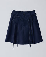 2way ribbon belt mini skirt(2月下旬)