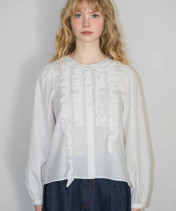 many frill blouse(2月下旬)