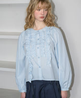 many frill blouse(2月下旬)