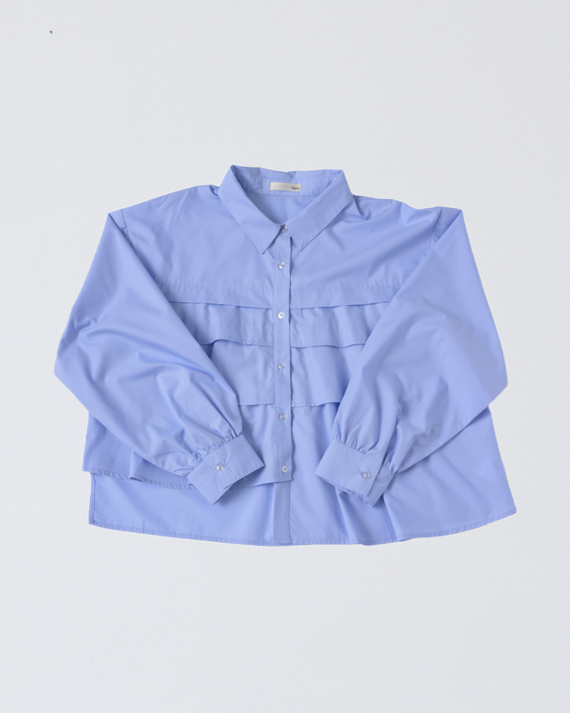 asymmetry frill shirt(2月下旬)