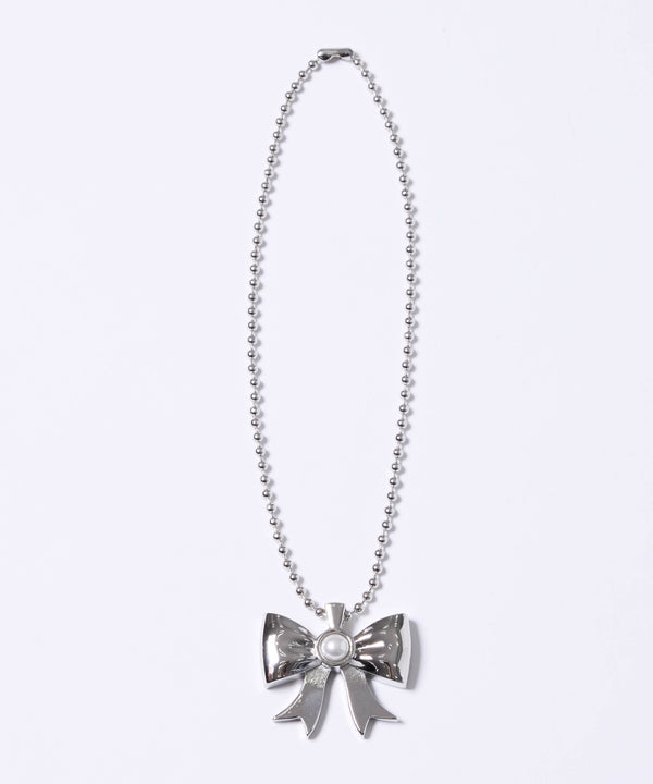 Big bow charm necklace(2月下旬)