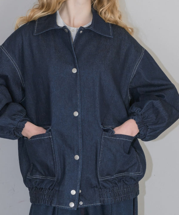 loose denim jacket(2月下旬)