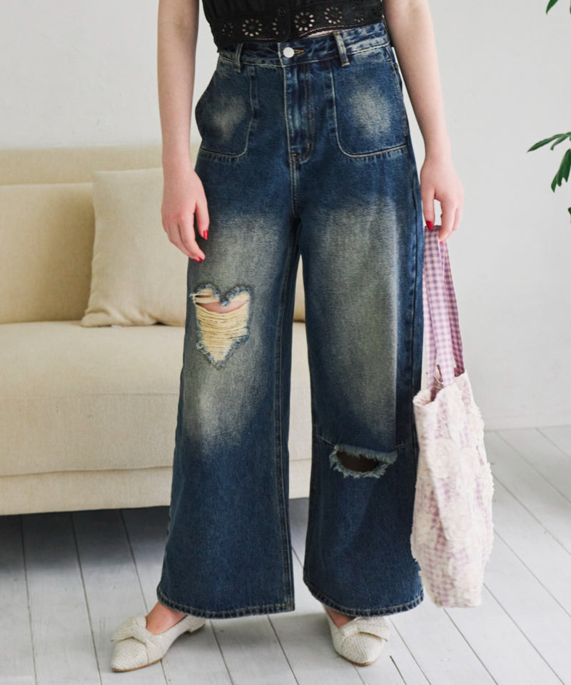 heart damage denim(3月中旬)