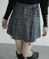 2way ribbon belt mini skirt(2月下旬)