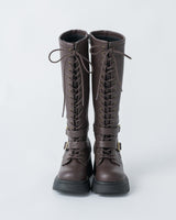 lace up buckle long boots(2月下旬)